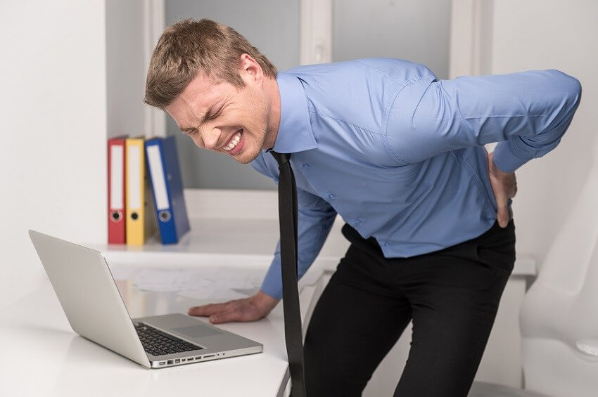Pain with standing after prolonged sitting